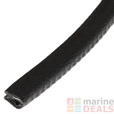 BLA Aluminium Core Edge Trim Black 0.8mm - Per Metre