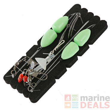 Bite Surfcasting Pulley Floating Lumo Rig 4/0+5/0