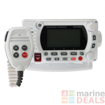 Standard Horizon Explorer GX1850GW Marine VHF Radio NMEA2000 White 25W