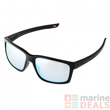 Oakley Mainlink XL Polished Black PRIZM Deep Water Polarised Sunglasses