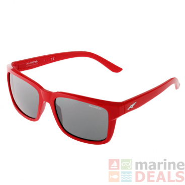 Arnette Swindle Sunglasses Red Frame/Silver Mirror Lens
