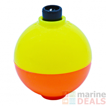 Plastilite Round Bobber Float Red/Yellow 1 1/2in Qty 2