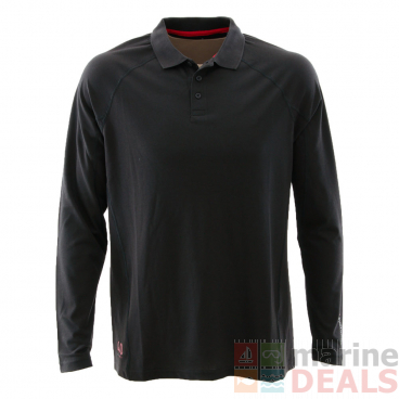 Musto Evolution Sunblock Long Sleeve Polo Shirt Carbon XL