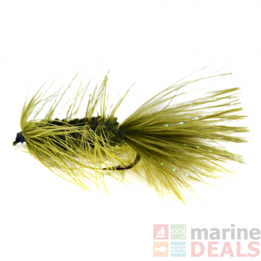 Manic Tackle Project Woolly Bugger Fly Olive #8