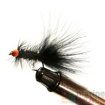 Manic Tackle Project FOB Woolly Bugger Fly Black #8