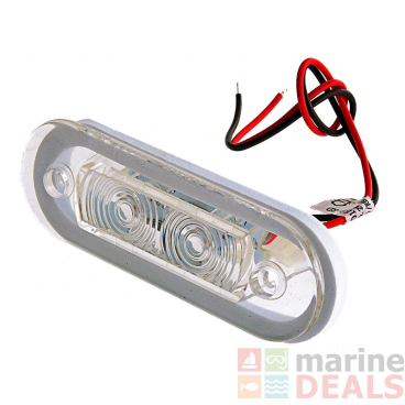 LED Waterproof Courtesy Lights 0.21W Red 2.2LM