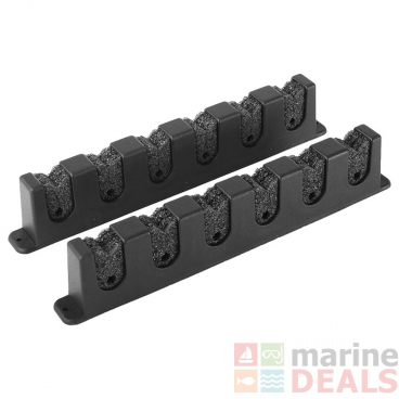 Horizontal Wall Mount 6 Rod Rack