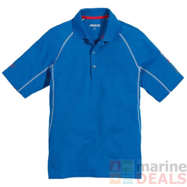 Musto Evolution Sunblock Polo Shirt Blue XL