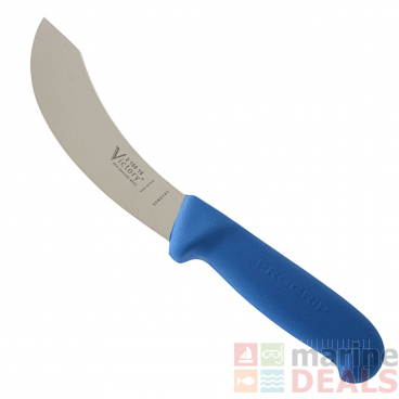 Victory 2/100 Skinning Knife Progrip Blue Handle 15cm