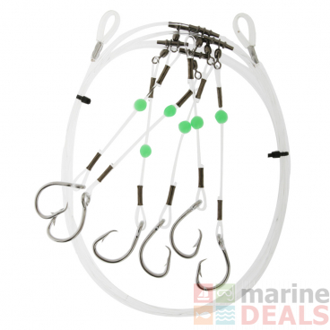H2O Pro 6-Hook Dropper Rig with Stainless Circles 8/0