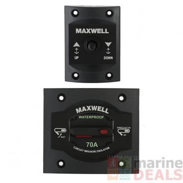 Maxwell 70A Breaker and Toggle Kit 12/24V