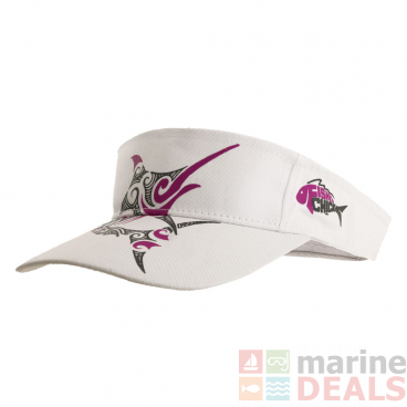 Fisherchick Te Moko Marlin Visor White