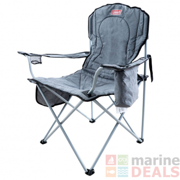 Coleman Deluxe Cooler Arm Chair Wide Grey