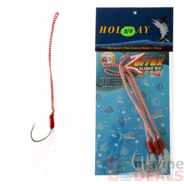 Hang Flasher Hook 5/0 100lb Qty 3