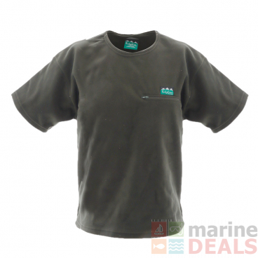 Ridgeline Premium Workmans Fleece Zip Mens T-Shirt Olive