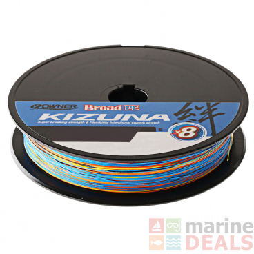 Owner Kizuna PE X8 Multicolour Braid 300m 23lb 0.17mm