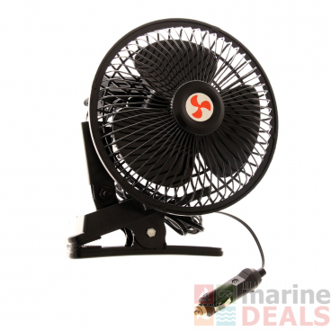 Oscillating Fan with Clamp 12V 15cm