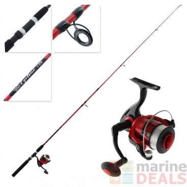 Jarvis Walker Cyclone Freshwater Spinning Kids Combo Red/Black 6ft 2-4kg 2pc