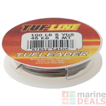 TUF-Line Tufleader Braided Stainless Bite Assist Cord 4.6m 100lb