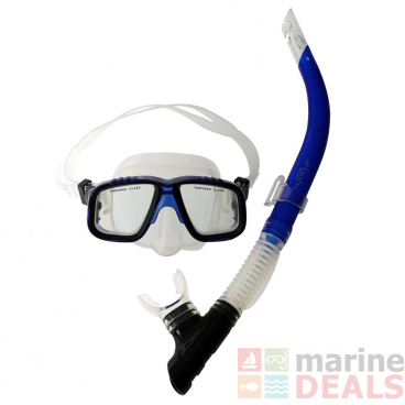 Atlantis Spree Youth Dive Mask and Snorkel Set Blue