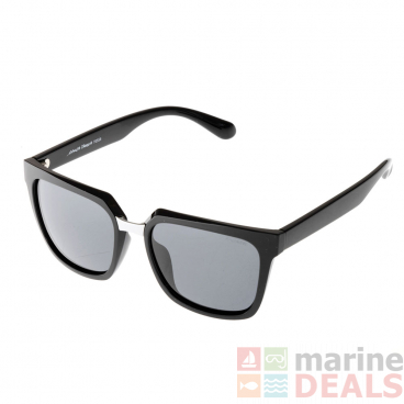 North Beach Maya Polarised Sunglasses Grey/Black Frame