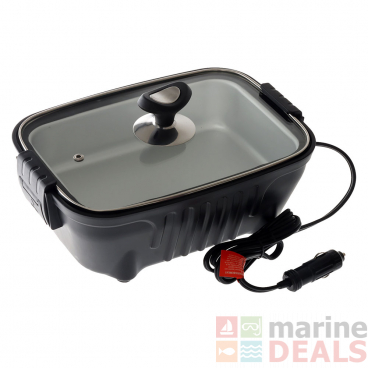 Rovin Portable Lunch Stove with Glass Lid 12V
