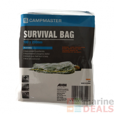 Campmaster Emergency Survival Bag 100 x 200mm