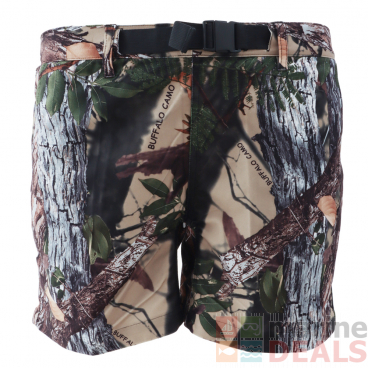 Ridgeline Duralite Mens Shorts Buffalo Camo L