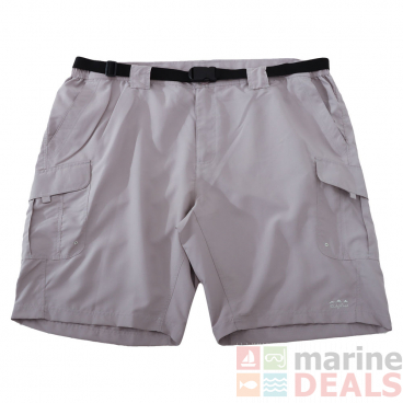 Ridgeline Moray Mens Shorts with Belt Grey 5XL