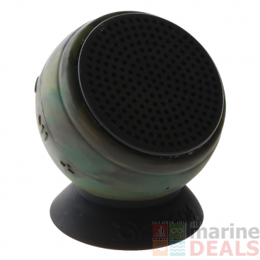 The Barnacle Plus Waterproof Bluetooth Speaker 4GB Kelp Camo