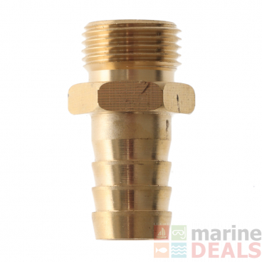 Seaflo GPF001 Straight Barb Fitting 3/8in MNPT x 1/2in