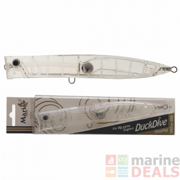 Maria DuckDive Slim Popper Lure 190mm 60g Clear