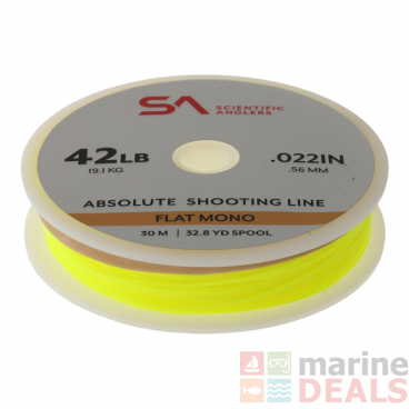Scientific Anglers Absolute Shooting Line Flat Mono 42lb 30m