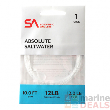 Scientific Anglers Absolute Saltwater Tapered Leader 10ft 12lb