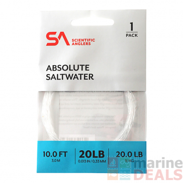 Scientific Anglers Absolute Saltwater Tapered Leader 10ft 20lb