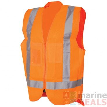 Betacraft Tuffviz Mens Highway Safety Vest Orange