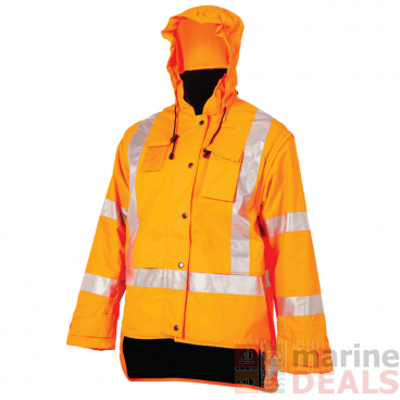 Betacraft Tuffviz Mens Highway Safety Bomber Jacket Orange