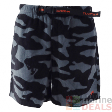 Tractor Outfitters Camo Fleece Shorts Charcoal XL