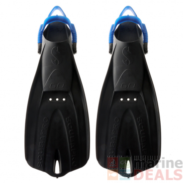 Scubapro GO Rental Adult Dive Fins Black/Blue XS-S / US5-8