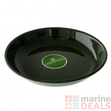 Campmaster Green Enamel Pasta Plate 22cm