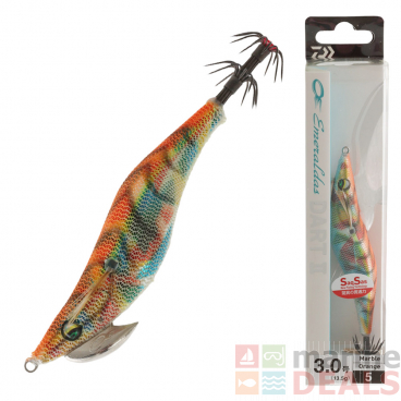 Daiwa Emeraldas Dart II Squid Jig 3.0 110mm Marble Orange 3.0