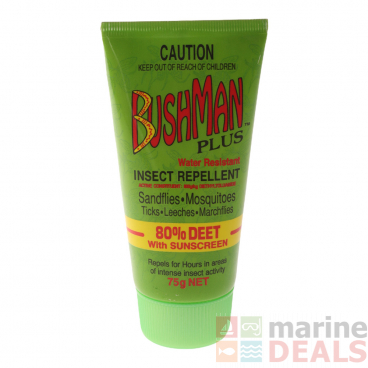 Bushman Plus DryGel Insect Repellent with Sunscreen 75g