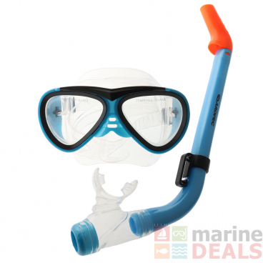 Aropec Kids Silicone Mask and Snorkel Set Blue