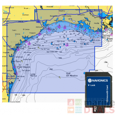 Navionics Platinum Plus SD/MSD Chart Card West Gulf of Mexico