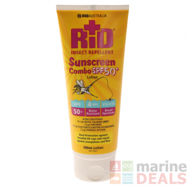 RID Insect Repellent SPF50+ Sunscreen Lotion 100ml