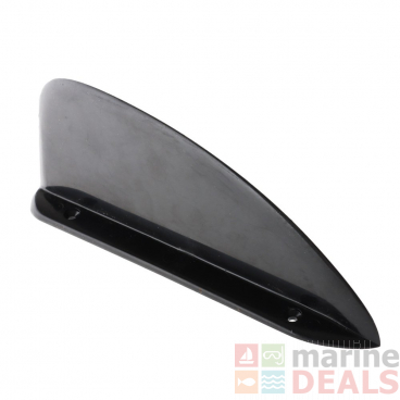 Waterski Fin Parts Combo Fin - Plastic Screw-On Black