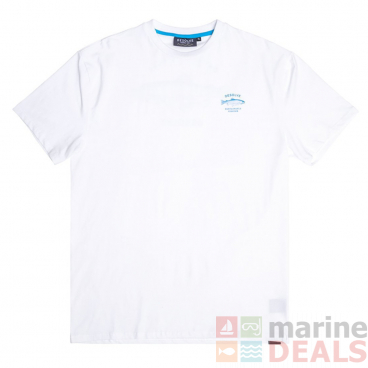 Desolve Bow UPF50 Mens T-Shirt White