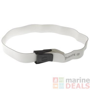 Mares Elastic Dive Belt with Nylon Buckle White
