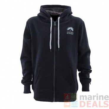 Hunters Element Range Mens Zip Hoodie Black 3XL