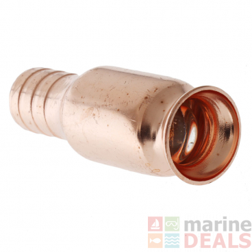 Copper Jiggle Siphon Head and Marble 12.5mm